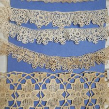 Шитьё, коклюшечное кружево,  ирландское кружево