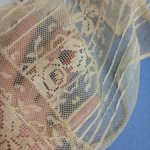 Кружево филе и валансеьн хлопковая сетка