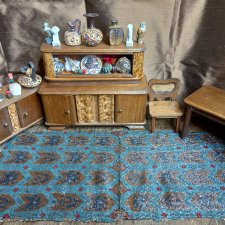 Ковёр из бисера, для кукольного дома