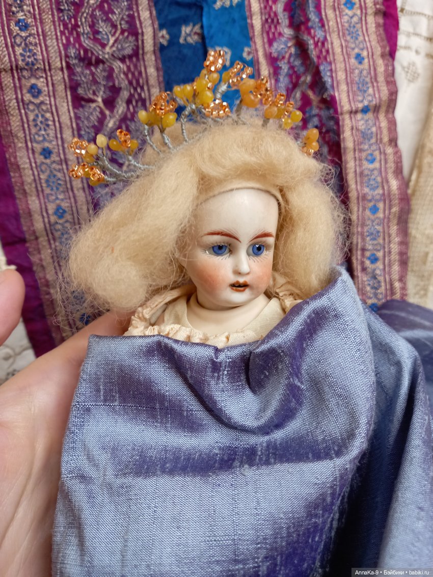 Сложный выбор | Бэйбики Сложный выбор — Антикварные куклы Mignonette (Миньонетта): карманные (фото 8)
