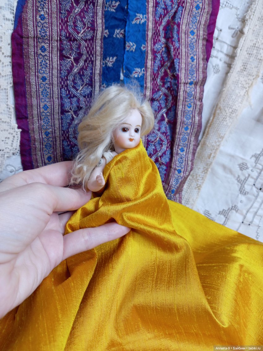 Сложный выбор | Бэйбики Сложный выбор — Антикварные куклы Mignonette (Миньонетта): карманные (фото 6)