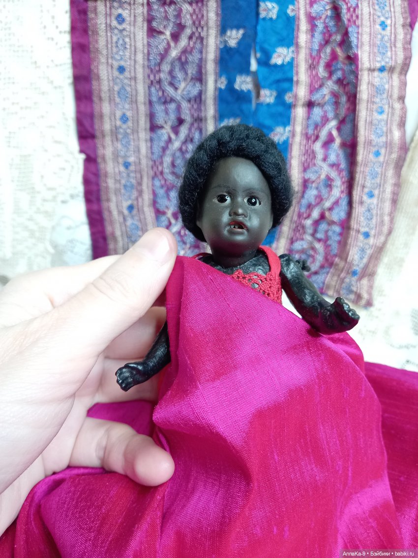 Сложный выбор | Бэйбики Сложный выбор — Антикварные куклы Mignonette (Миньонетта): карманные (фото 5)