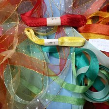 100% Вискозный шёлк, ленты СССР