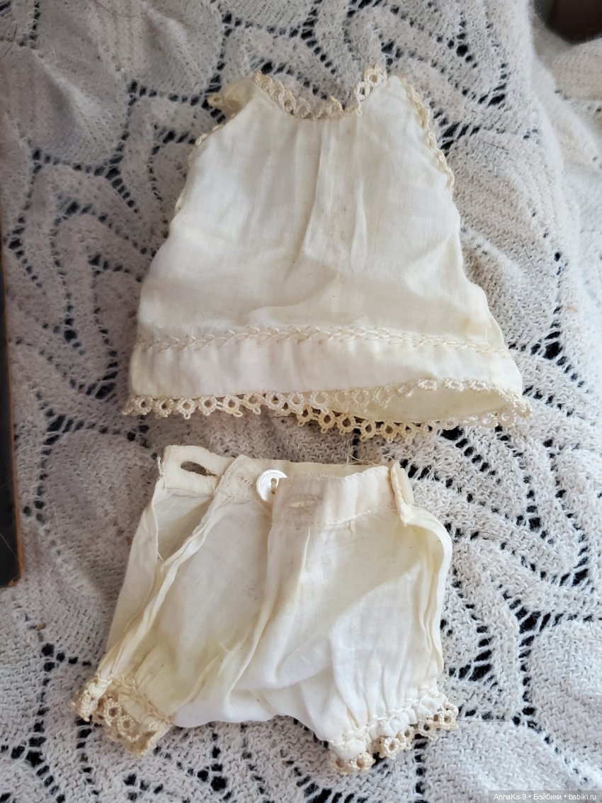 Кружево фриволите | Бэйбики Кружево фриволите — Антикварные куклы Mignonette (Миньонетта): карманные (фото 5)