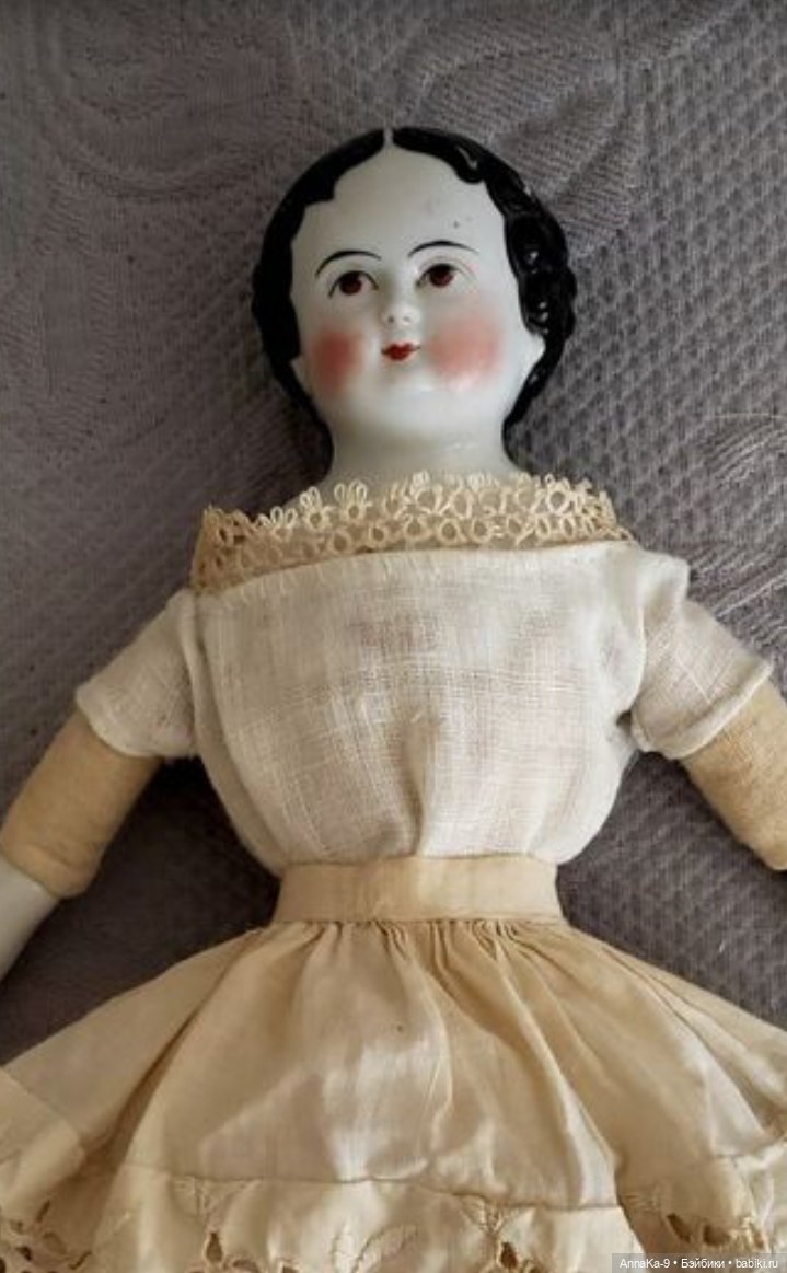 Кружево фриволите | Бэйбики Кружево фриволите — Антикварные куклы Mignonette (Миньонетта): карманные (фото 7)