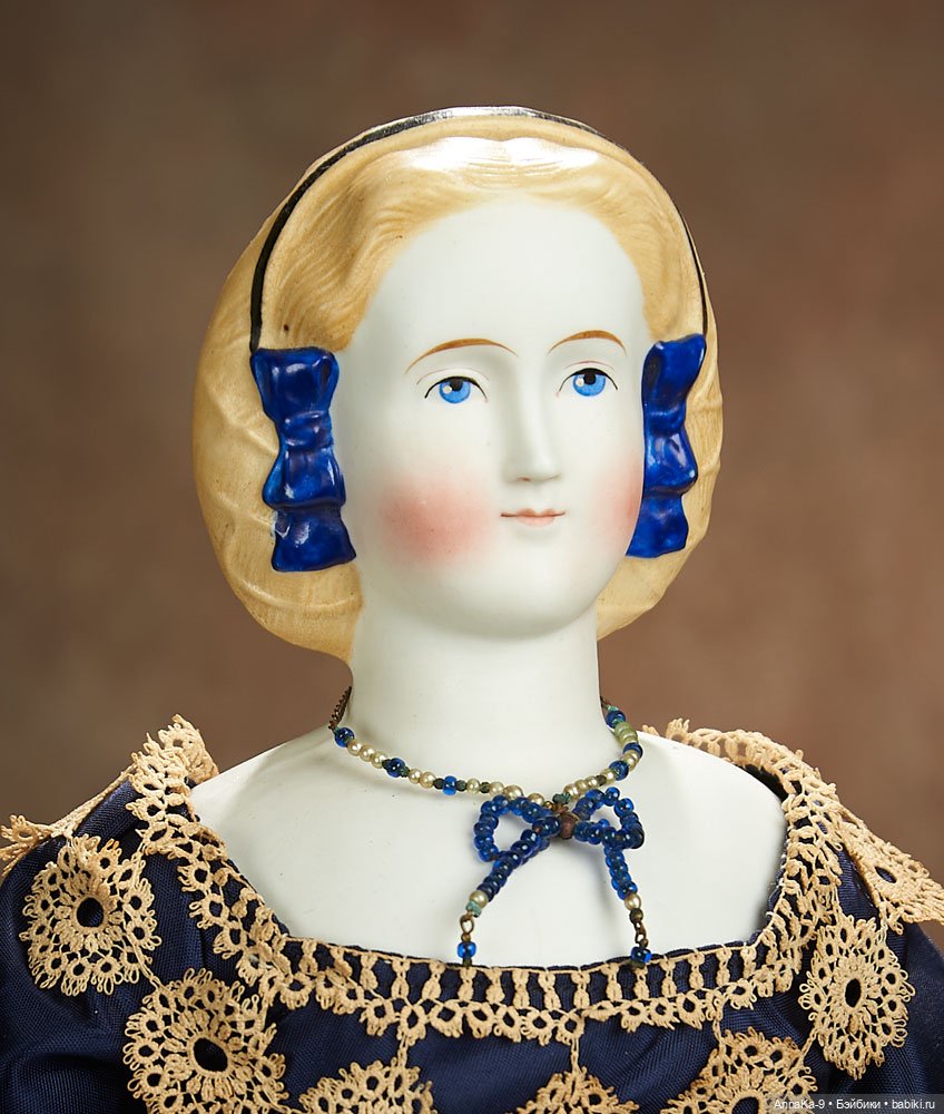 Кружево фриволите — Антикварные куклы Mignonette (Миньонетта): карманные
