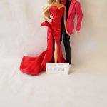 Красное вечернее платье для Барби