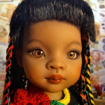 Кукла Мейли Paola Reina и создание для неё образа "Занзибар"