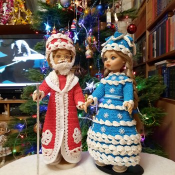 Дедушка Мороз и Снегурочка