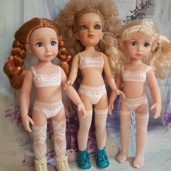 Кружевное нижнее бельё для кукол Любимая Подружка Джесси 37 см и Видал Рохас 41 см
