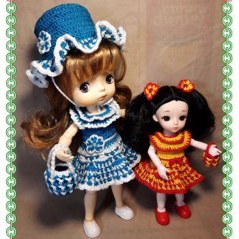 Моя малышня в нарядах по МК "Аристократка"