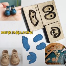 Вырубка для создания кукольной обуви