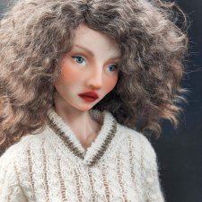 Авторская кукла Теннисистка 43 см