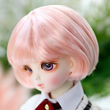 Парик розовый LUTS на МСД (7-8 дюймов)