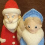 Дед мороз и снегурочка (продажа лотом)
