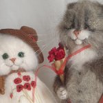 Кот и кошечка (продается лотом)