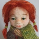 Кукла войлочная