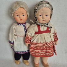 Всекохудожник. Русская артельная кукла. Ваня и Даша (продажа лотом)