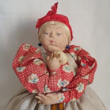 Кукла-грелка на чайник СССР