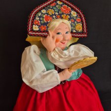 Кукла-грелка на чайник СССР