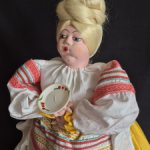 Кукла-грелка на чайник СССР