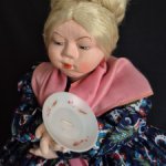 Кукла-грелка на чайник СССР