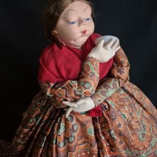 Кукла-грелка на чайник СССР