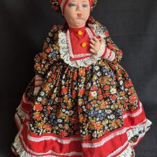 Кукла-грелка на чайник СССР