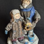 Новогодняя игрушка "На прогулке"