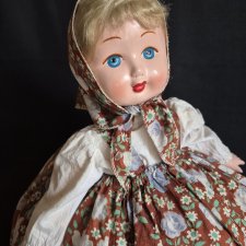 Кукла-грелка на чайник СССР