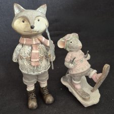 Новогодние статуэтки Лис