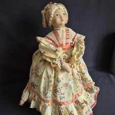 Кукла-грелка на чайник СССР