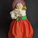 Кукла-грелка на чайник СССР