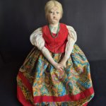 Кукла-грелка на чайник СССР