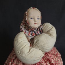 Русская артельная кукла-грелка