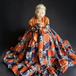 Кукла грелка на чайник СССР Агафья