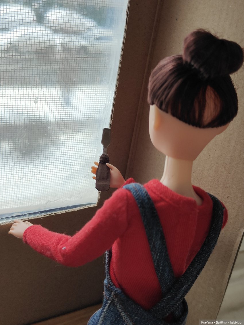 Работа стамеской