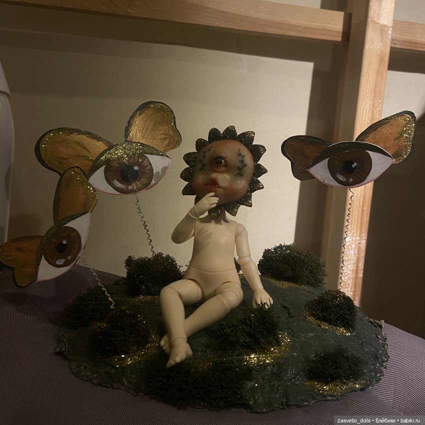 Зелёный человечек | Бэйбики Зелёный человечек — Лепка авторских кукол: полимерная глина (фото 3)