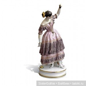 Чайна долл "Фанни Эльслер" и Фанни Эльслер - прима-балерина Парижской оперы