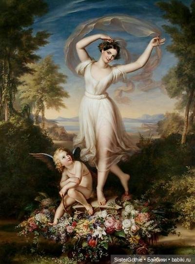 Чайна долл "Фанни Эльслер" и Фанни Эльслер - прима-балерина Парижской оперы