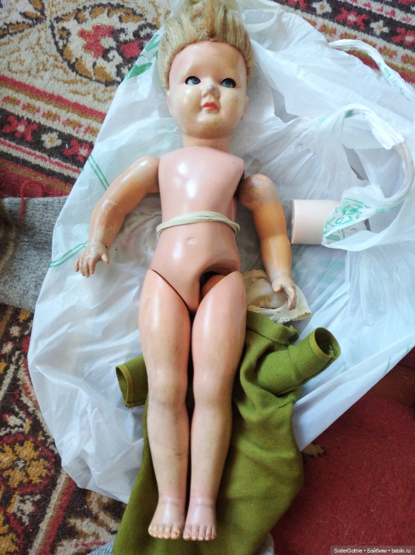 Винтажная немецкая кукла Зоннеберг(Сонни) по имени Светка. Или очередная история "спасения утопающего" (фото 3)