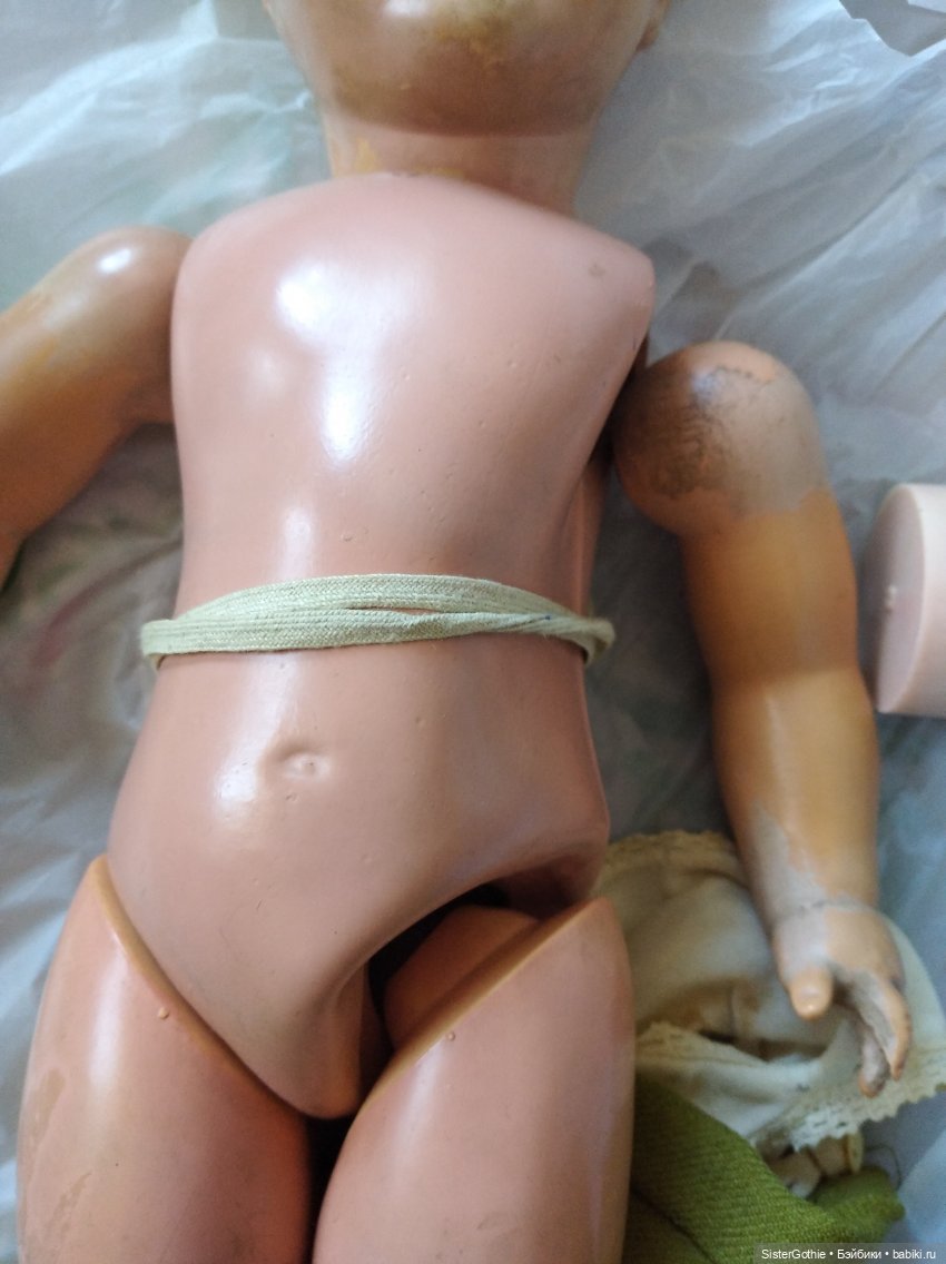 Винтажная немецкая кукла Зоннеберг(Сонни) по имени Светка. Или очередная история "спасения утопающего" (фото 4)