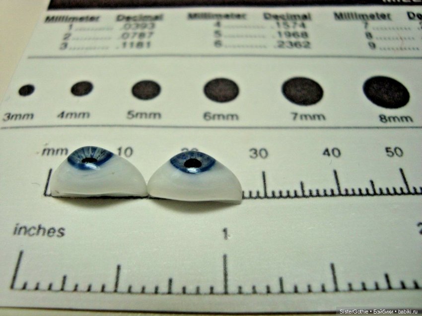 Глаза "paperweight" для моей куклы. Федот, да не тот.. Топик-размышление