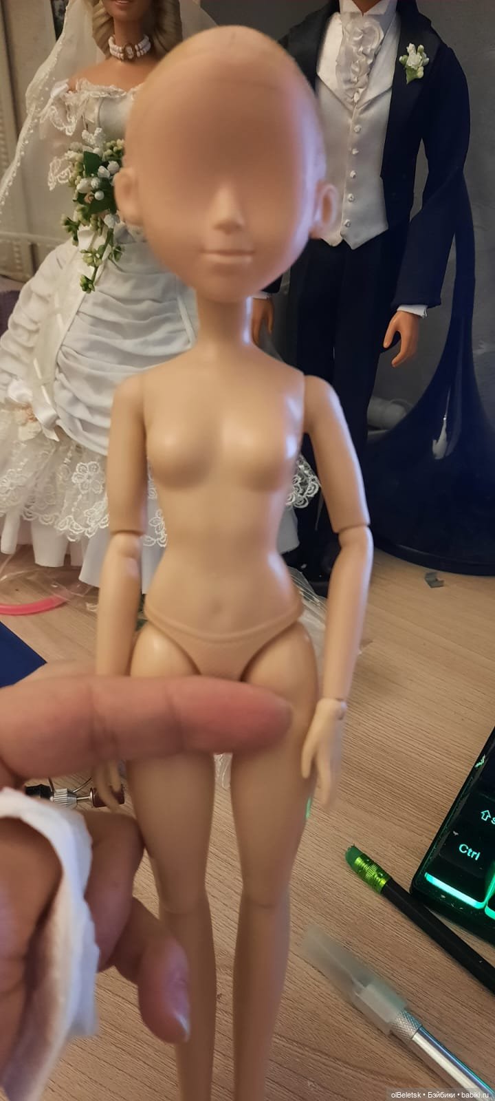 Анна Австрийская. Готовлю куклу к ооаку (фото 10)