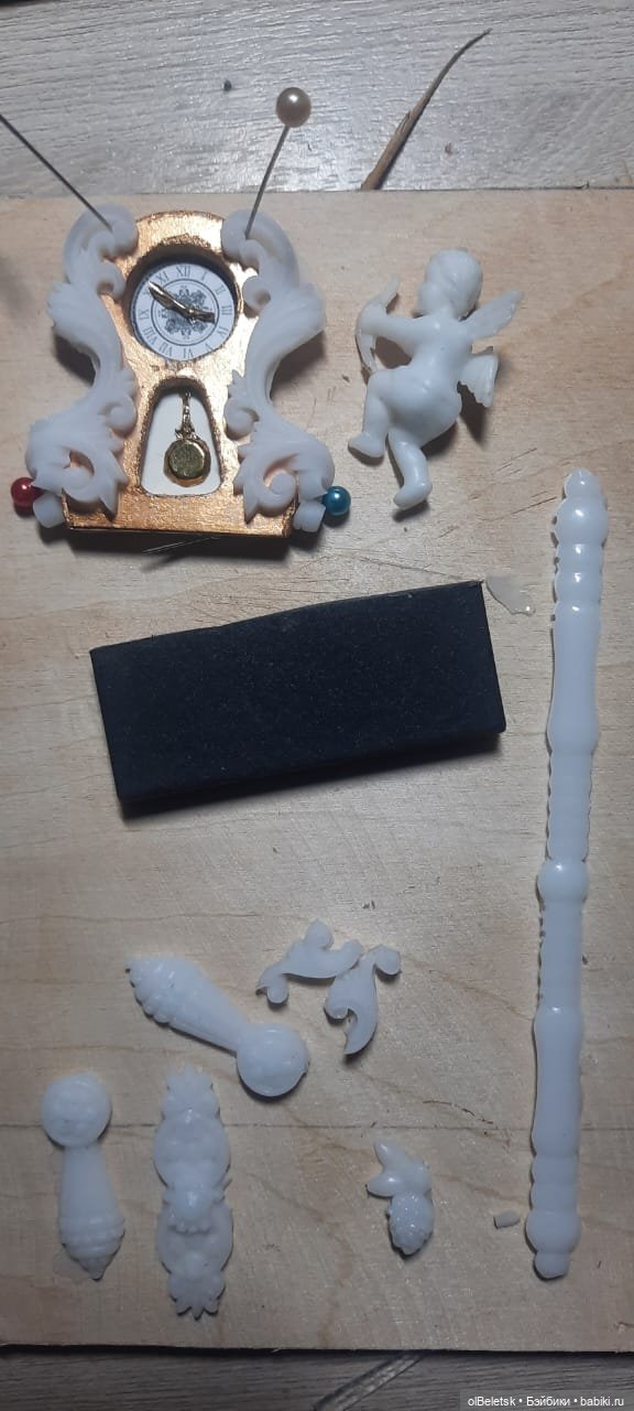 Румбокс для королевы. Часы на камин (фото 3)
