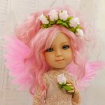 Кукла OOAK Элина, Розовый Ангел.