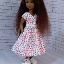 Платье для кукол Руби Ред 37 см