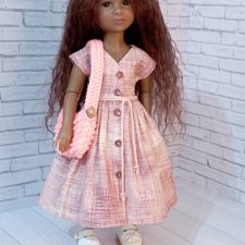 Платье , сумка для кукол Руби Ред 37см