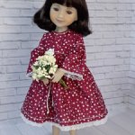 Платье для кукол Руби Ред 37см