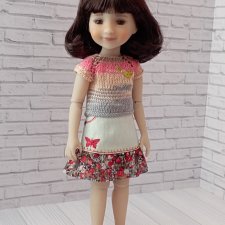 Юбка, кофта для кукол Руби Ред 37 см,